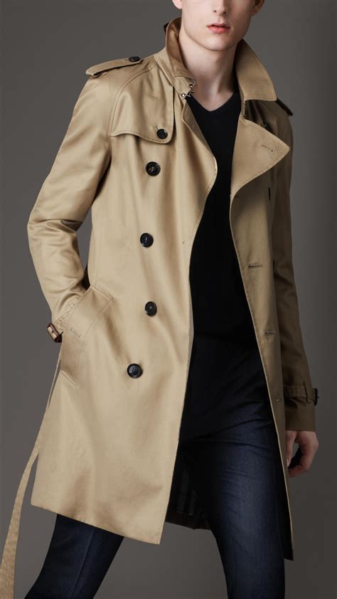 trenchcoat beige herren burberry|Burberry trench coat original.